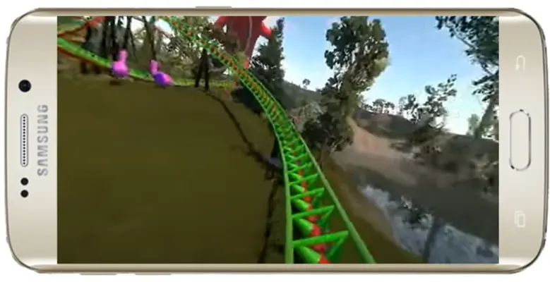 VR 360° Video - Roller Coaster android App screenshot 0