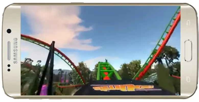 VR 360° Video - Roller Coaster android App screenshot 2