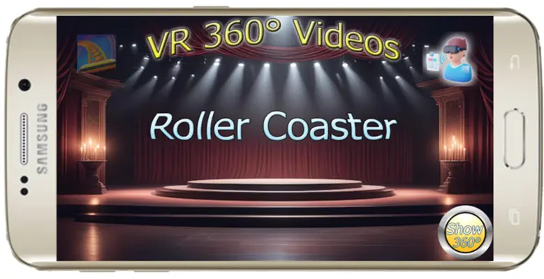 VR 360° Video - Roller Coaster android App screenshot 3